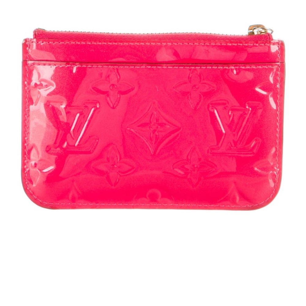 Louis Vuitton Pink Monogram Vernice Key Holder